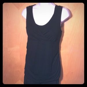 Liz Lange maternity sleeveless nursing top